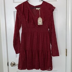 Entro Maroon Dress